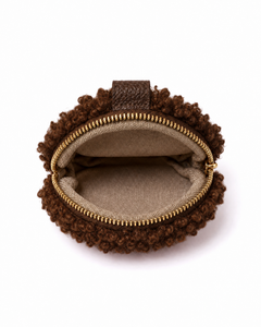 Coin Wallet – Teddy – Walnut, view 2