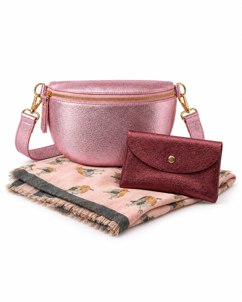 The Blush Soft - Fanny Bag, Wallet & Wrap Bundle