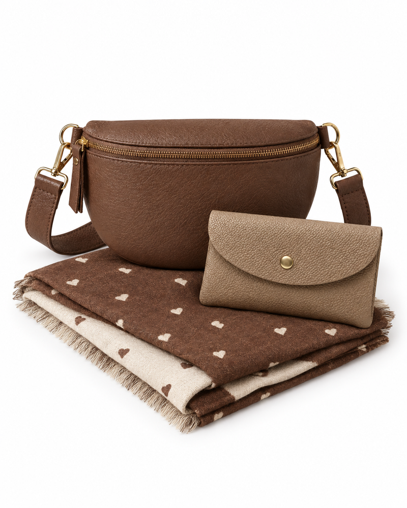 The Chocolate - Fanny Bag, Wallet & Wrap Bundle
