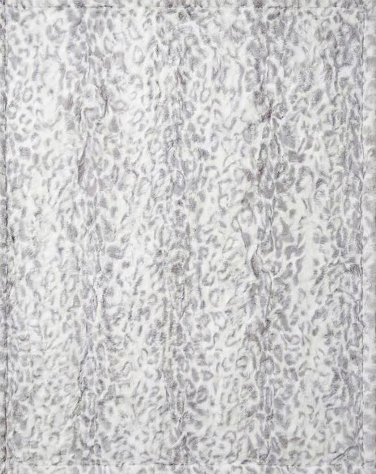 Wild Jacquard Luscious Throw – Silver
