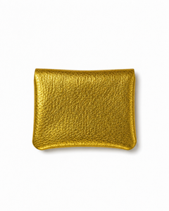 Mini Coin Suede Wallet - Yellow Two-Tone, view 2