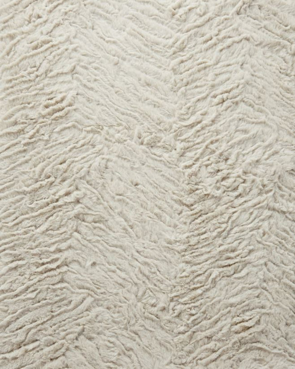 Zebra Duotone Throw in Cream & Sahara