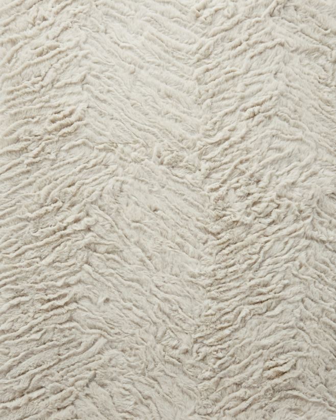 Zebra Throw - Cream & Sahara