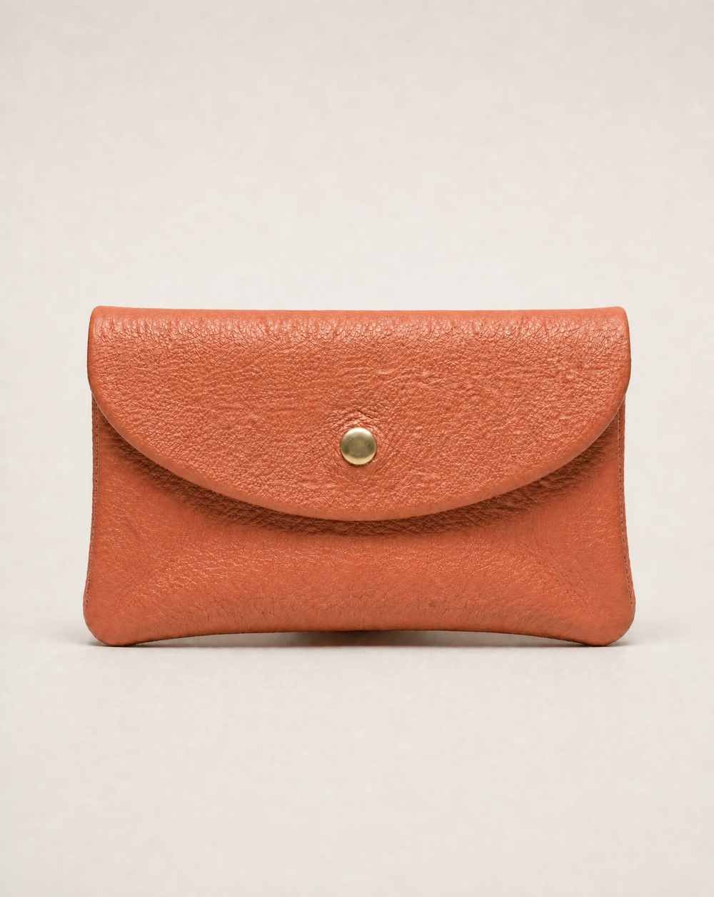 Wallet - Pebble Leather - Papaya (Limited Edition)