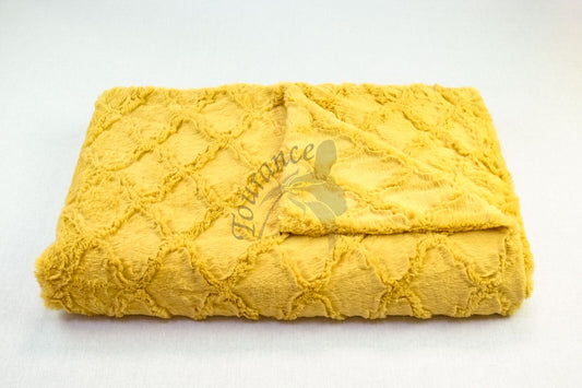 Moroccan Throw in Antique Mustard with watermark