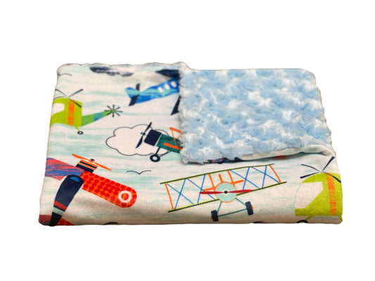 Baby blanket – Airplanes design