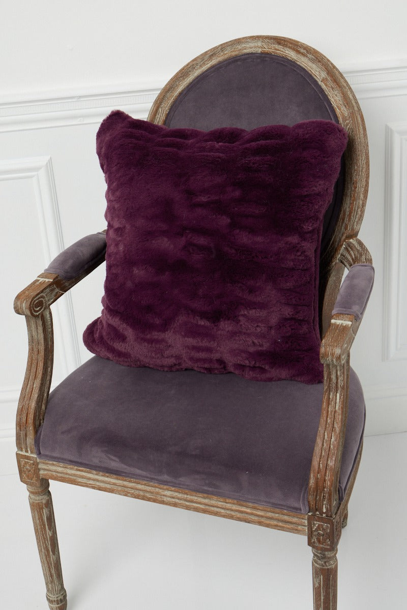 Another angle of Plum Florence Pillow