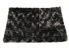 Le Maraise Black Throw, view 2