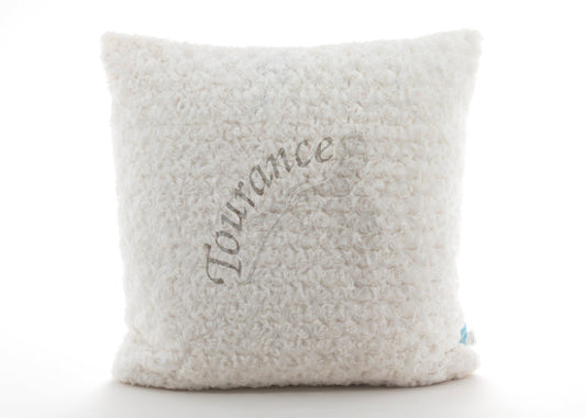 Tourance Rosebud Ivory Square Pillow