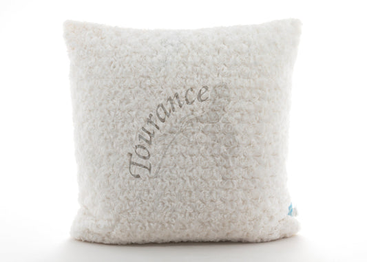 Tourance Rosebud Ivory Square Pillow