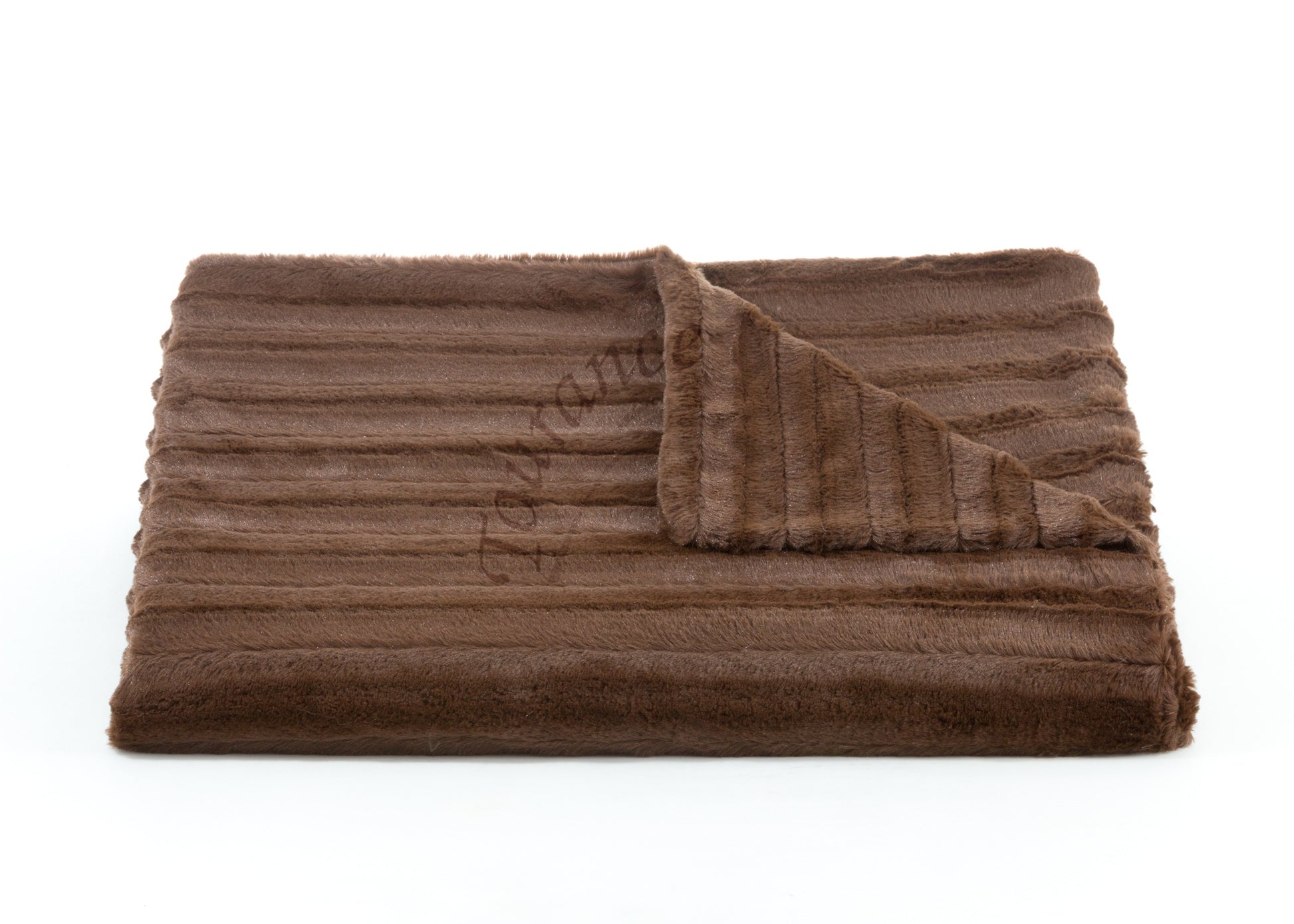 Channels Throw in Chocolate with watermark
