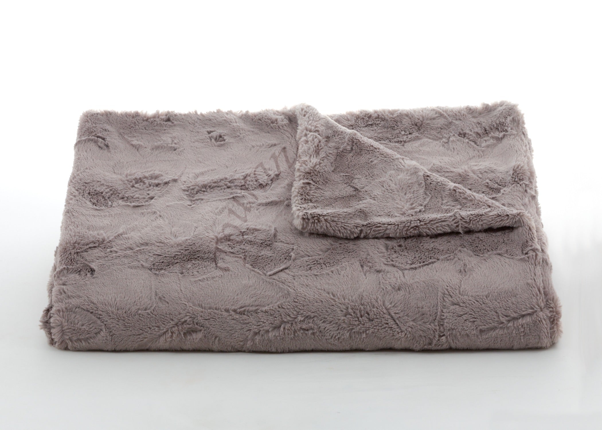 Throw Lux Rabbit Taupe – Tourance