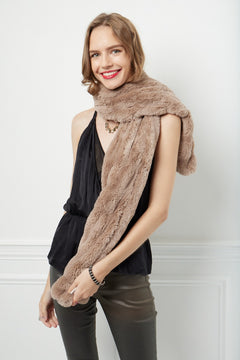 Long Scarf – Florence Mocha, view 3