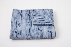 Aspen Throw in Chambray, view 2