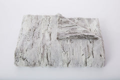 Aspen Throw in Silver, view 2