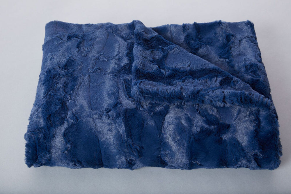 Lux Throw in Navy