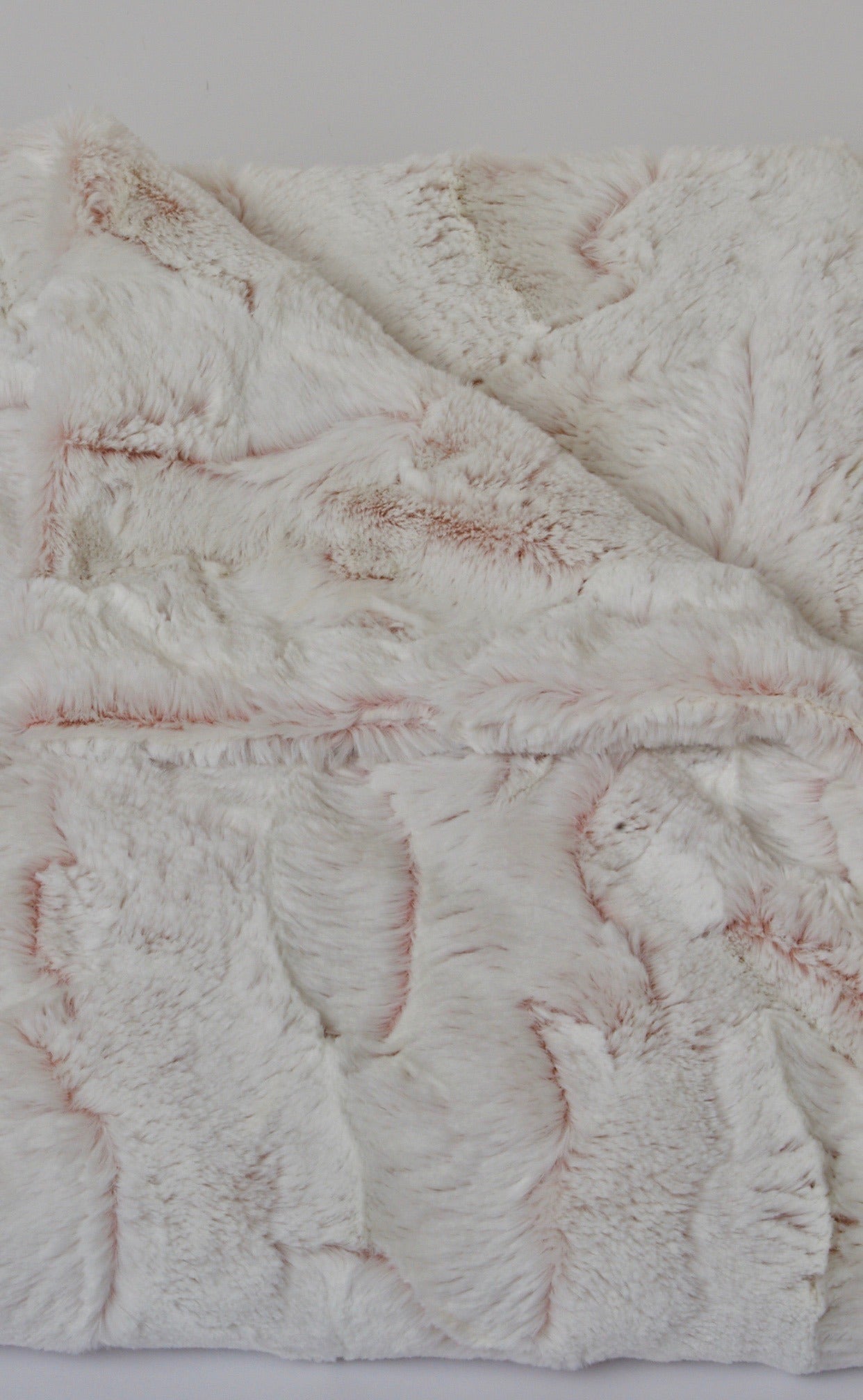 Lux Rabbit Duotone Cream and Blush Throw zoomed shot